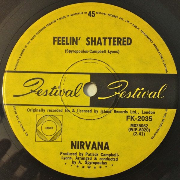 Nirvana – Pentecost Hotel 7" vinyl record, image 2 of 3