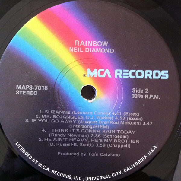 Neil Diamond – Rainbow LP vinyl record, image 4 of 4
