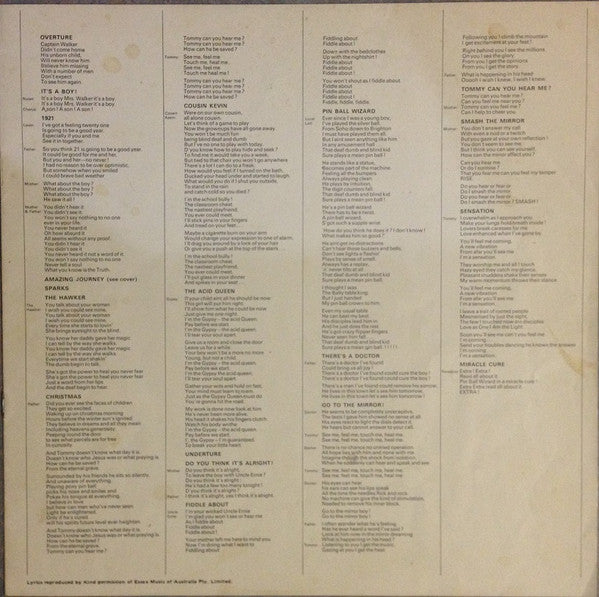 The Who – Tommy (2xLP) LP vinyl record, image 10 of 10