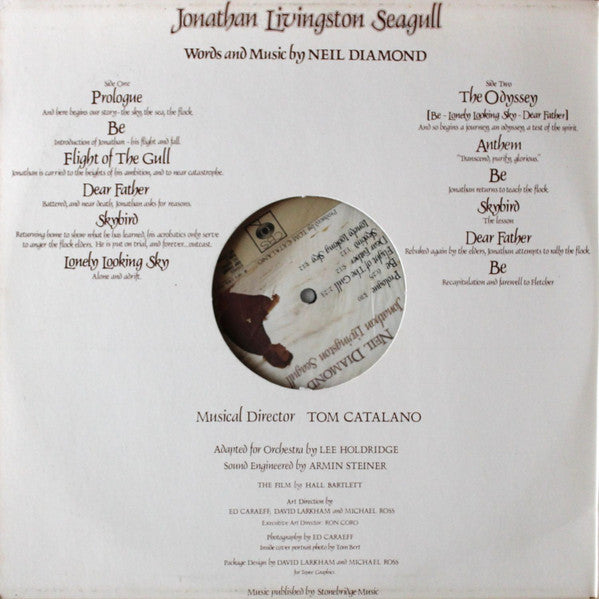 Neil Diamond – Jonathan Livingston Seagull (Original Motion Picture Sound Track) LP vinyl record, image 2 of 6