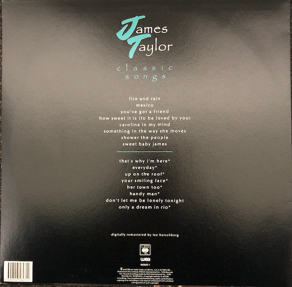James Taylor – Classic Songs LP vinyl record, image 2 of 4