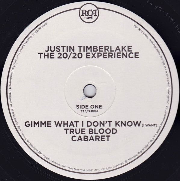 Justin Timberlake – The 20/20 Experience (2 Of 2) (2xLP) LP vinyl record, image 5 of 8
