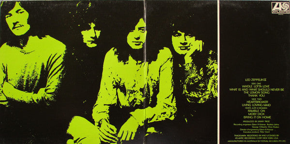 Led Zeppelin – Led Zeppelin II LP vinyl record, image 4 of 6