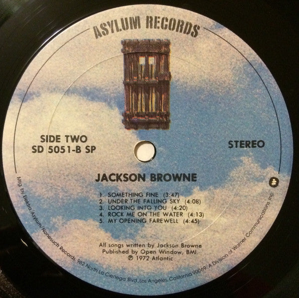 Jackson Browne – Jackson Browne LP vinyl record, image 4 of 4