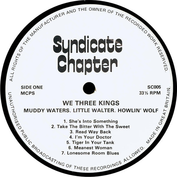 Muddy Waters, Little Walter, Howlin' Wolf – We Three Kings LP vinyl record, image 3 of 4