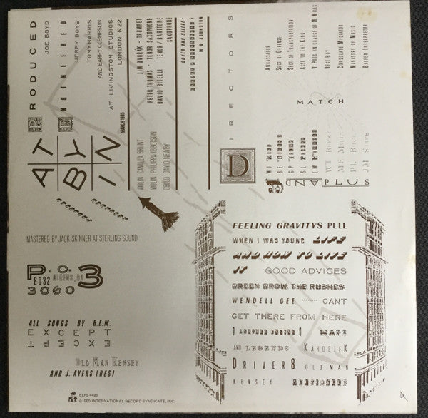 R.E.M. – Fables Of The Reconstruction LP vinyl record, image 6 of 6