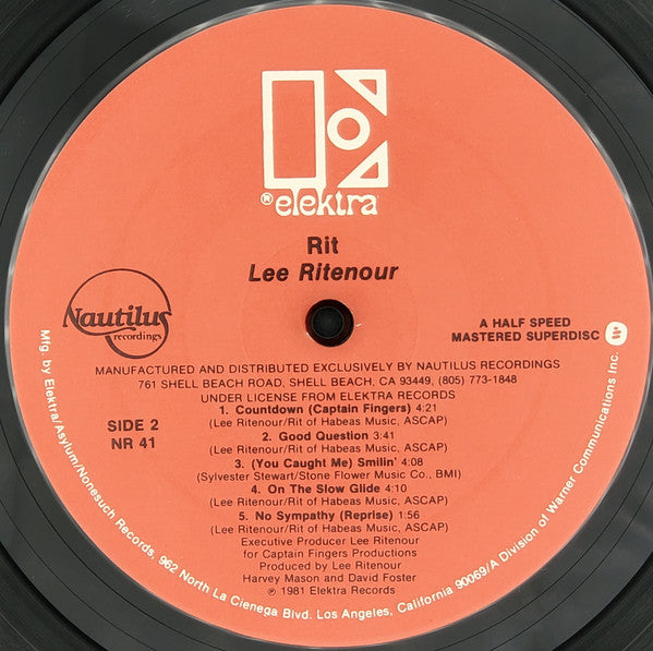 Lee Ritenour – Rit LP vinyl record, image 4 of 5