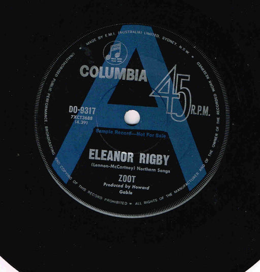 Zoot – Eleanor Rigby 7" vinyl record