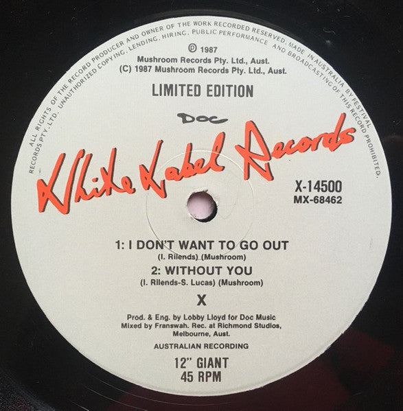 X – Dream Baby 12" vinyl record, image 4 of 4