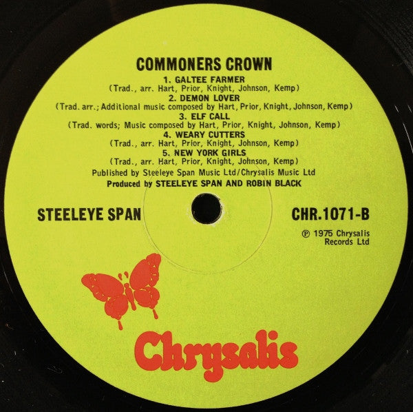 Steeleye Span – Commoners Crown LP vinyl record, image 4 of 4