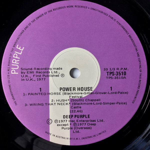 Deep Purple – Powerhouse LP vinyl record, image 3 of 4