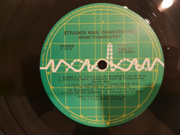 Bram Tchaikovsky – Strange Man, Changed Man LP vinyl record, image 3 of 4