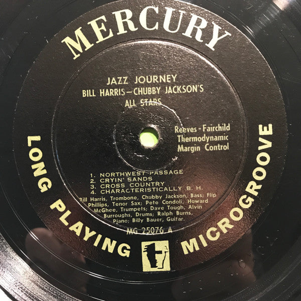 Chubby Jackson & Bill Harris All-Stars – Jazz Journey 10" vinyl record, image 3 of 4