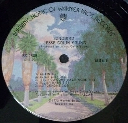 Jesse Colin Young – Songbird LP vinyl record, image 4 of 4