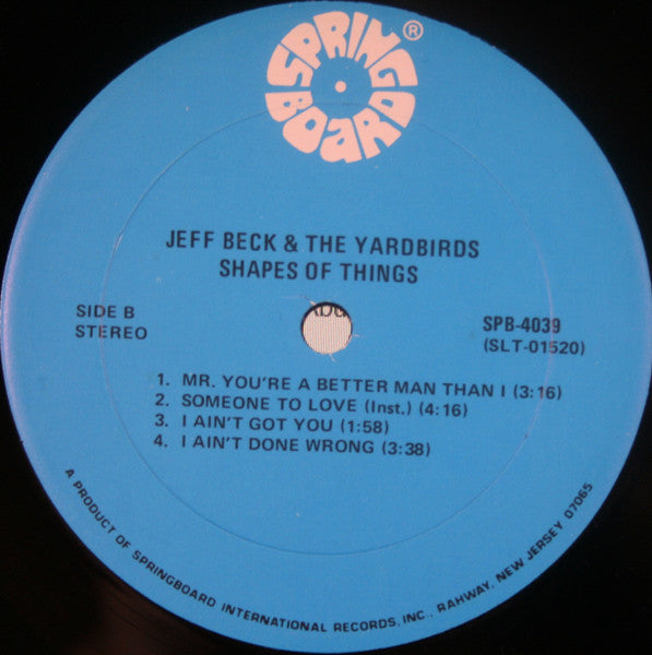 Jeff Beck, The Yardbirds – Shapes Of Things LP vinyl record, image 4 of 8