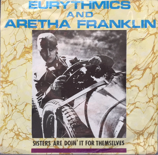 Eurythmics, Aretha Franklin – Sisters Are Doin' It For Themselves 7" vinyl record, image 1 of 4