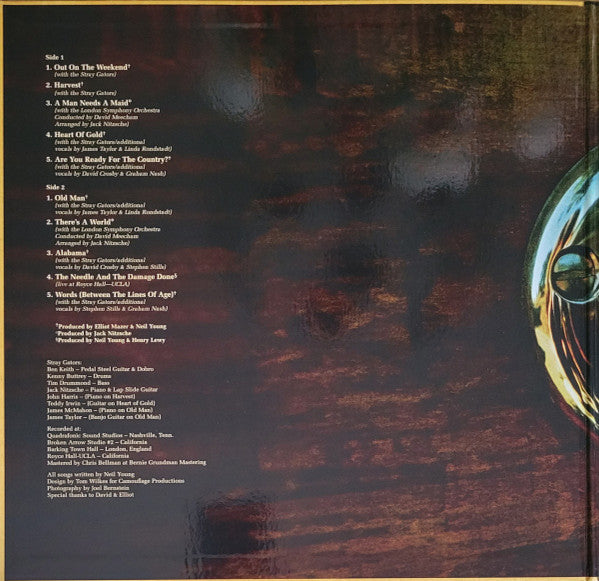 Neil Young – Harvest LP vinyl record, image 2 of 10