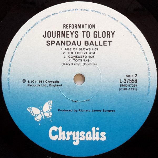 Spandau Ballet – Journeys To Glory LP vinyl record, image 4 of 7