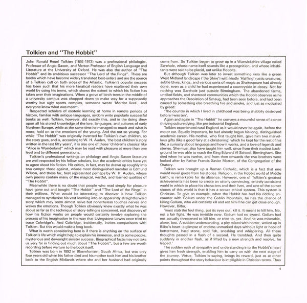 J.R.R. Tolkien – The Hobbit (4xLP) LP vinyl record, image 6 of 10