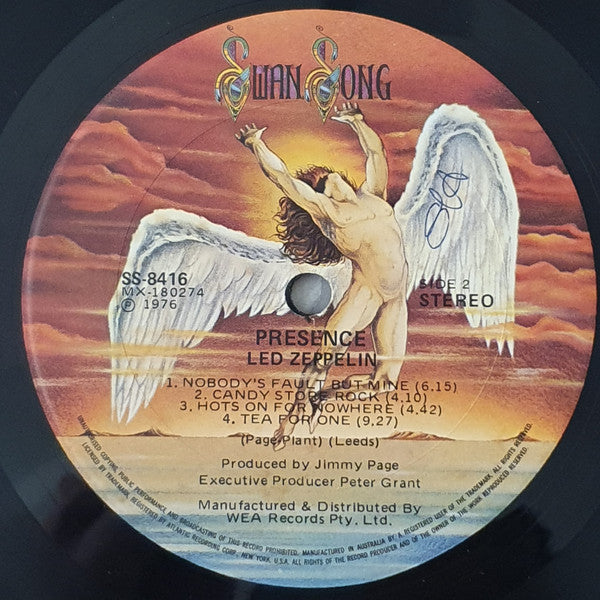 Led Zeppelin – Presence LP vinyl record, image 8 of 10
