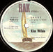 Kim Wilde – Chequered Love 7" vinyl record, image 2 of 2