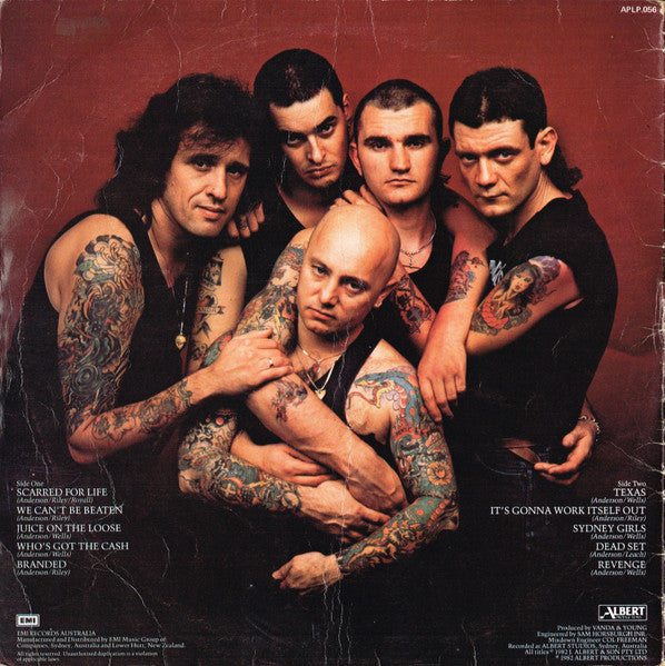 Rose Tattoo – Scarred For Life LP vinyl record, image 2 of 4