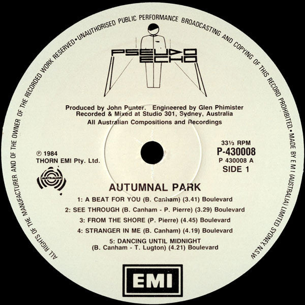 Pseudo Echo – Autumnal Park LP vinyl record, image 6 of 7