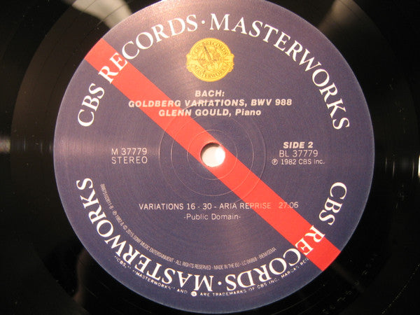 Johann Sebastian Bach, Glenn Gould – The Goldberg Variations LP vinyl record, image 6 of 6