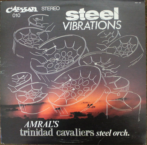 Amral's Trinidad Cavaliers – Steel Vibrations LP vinyl record, image 1 of 4