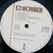 U2 – October LP vinyl record, image 8 of 9