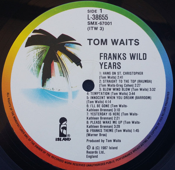 Tom Waits – Franks Wild Years LP vinyl record, image 3 of 6