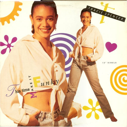 Tracie Spencer – This Time Make It Funky 7" vinyl record, image 1 of 4