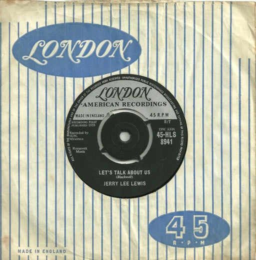 Jerry Lee Lewis – Let's Talk About Us 7" vinyl record, image 1 of 3