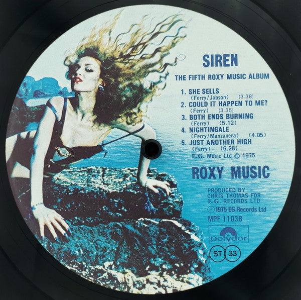 Roxy Music – Siren LP vinyl record, image 5 of 7