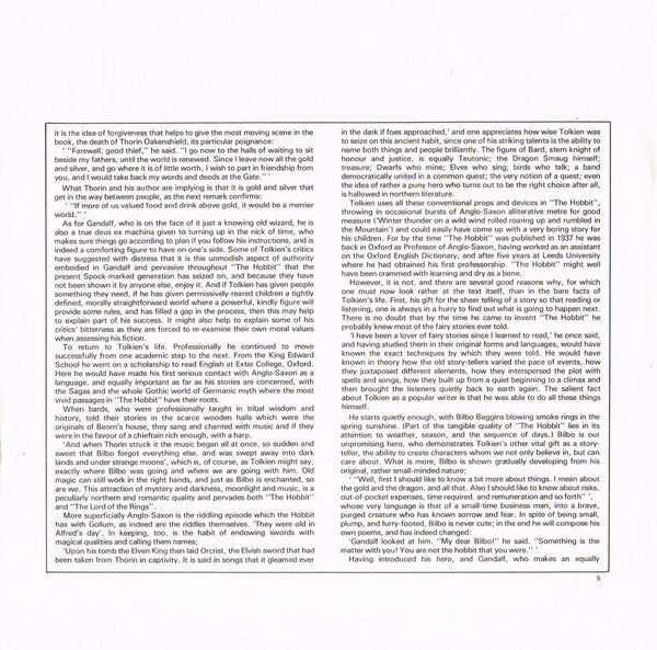 J.R.R. Tolkien – The Hobbit (4xLP) LP vinyl record, image 7 of 10