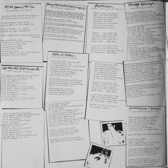 David Bowie – Scary Monsters LP vinyl record, image 5 of 6