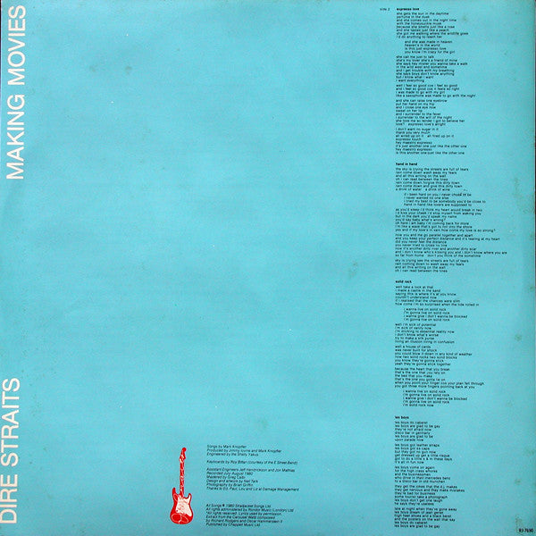 Dire Straits – Making Movies LP vinyl record, image 6 of 8
