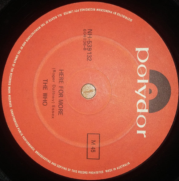 The Who – The Seeker 7" vinyl record, image 2 of 2