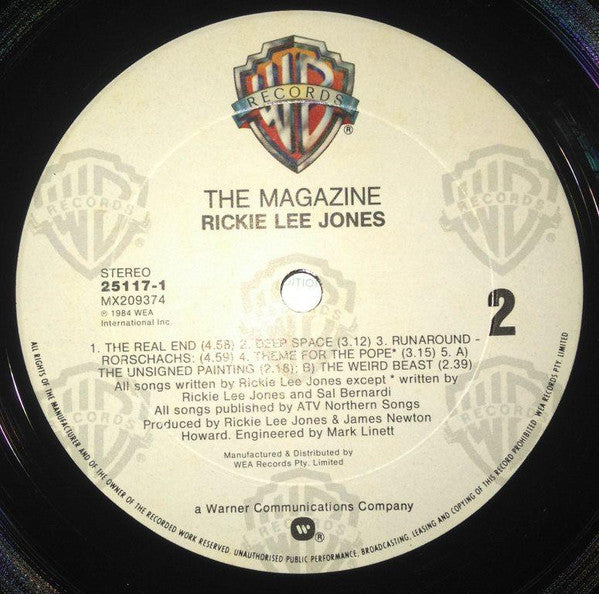 Rickie Lee Jones – The Magazine LP vinyl record, image 6 of 6
