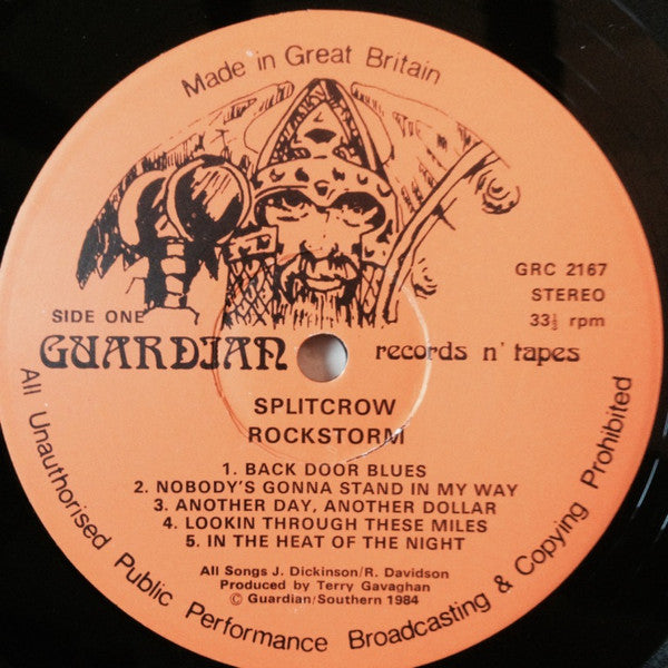 Splitcrow – Rockstorm LP vinyl record, image 4 of 5