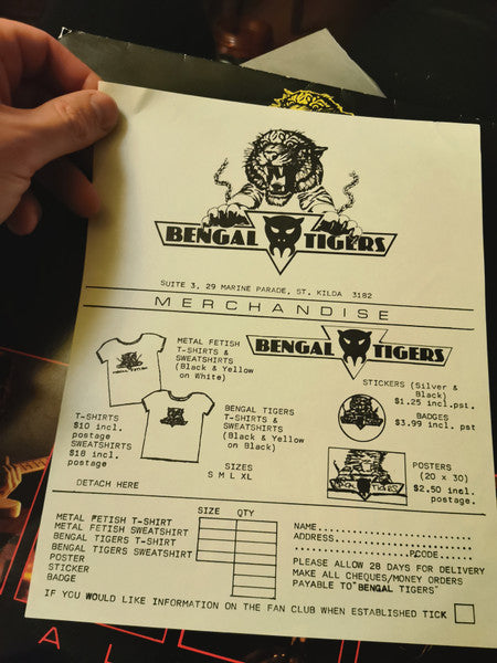 Bengal Tigers – Metal Fetish 12" vinyl record, image 8 of 8