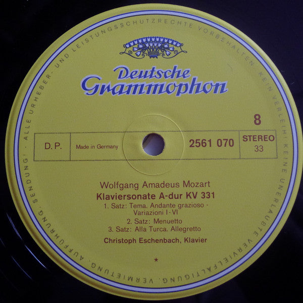 Wolfgang Amadeus Mozart, Christoph Eschenbach – Sonaten - Gesamtausgabe · Complete · Integrale (7xLP) LP vinyl record, image 10 of 10
