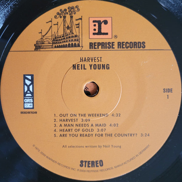 Neil Young – Harvest LP vinyl record, image 5 of 10