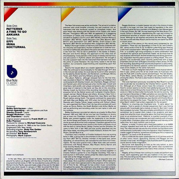 Bobby Hutcherson – Patterns LP vinyl record, image 2 of 5