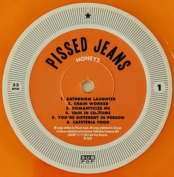 Pissed Jeans – Honeys LP vinyl record, image 4 of 9