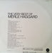 Merle Haggard – The Very Best of Merle Haggard LP vinyl record, image 2 of 4