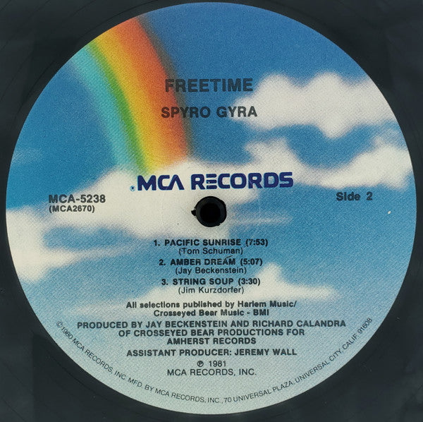 Spyro Gyra – Freetime LP vinyl record, image 4 of 6