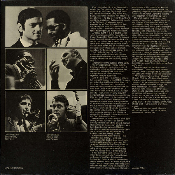 Clarke-Boland Big Band – Latin Kaleidoscope LP vinyl record, image 6 of 6