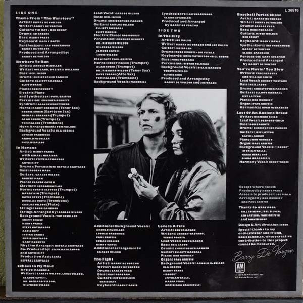 Various – The Warriors (The Original Motion Picture Soundtrack) LP vinyl record, image 4 of 6