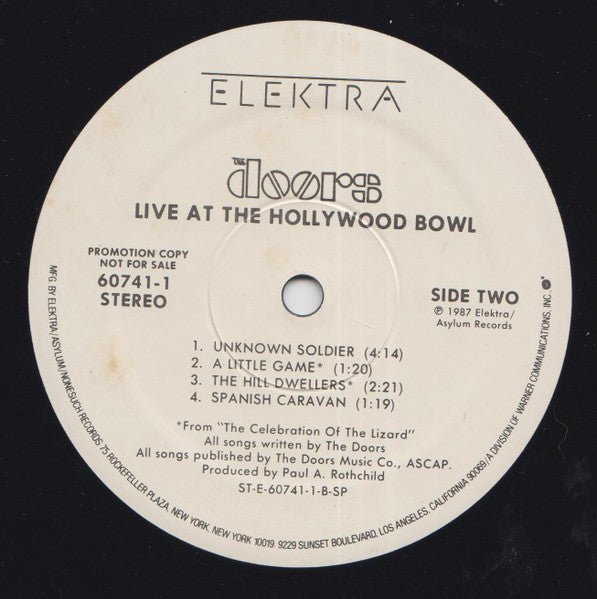 The Doors – Live At The Hollywood Bowl LP vinyl record, image 3 of 4